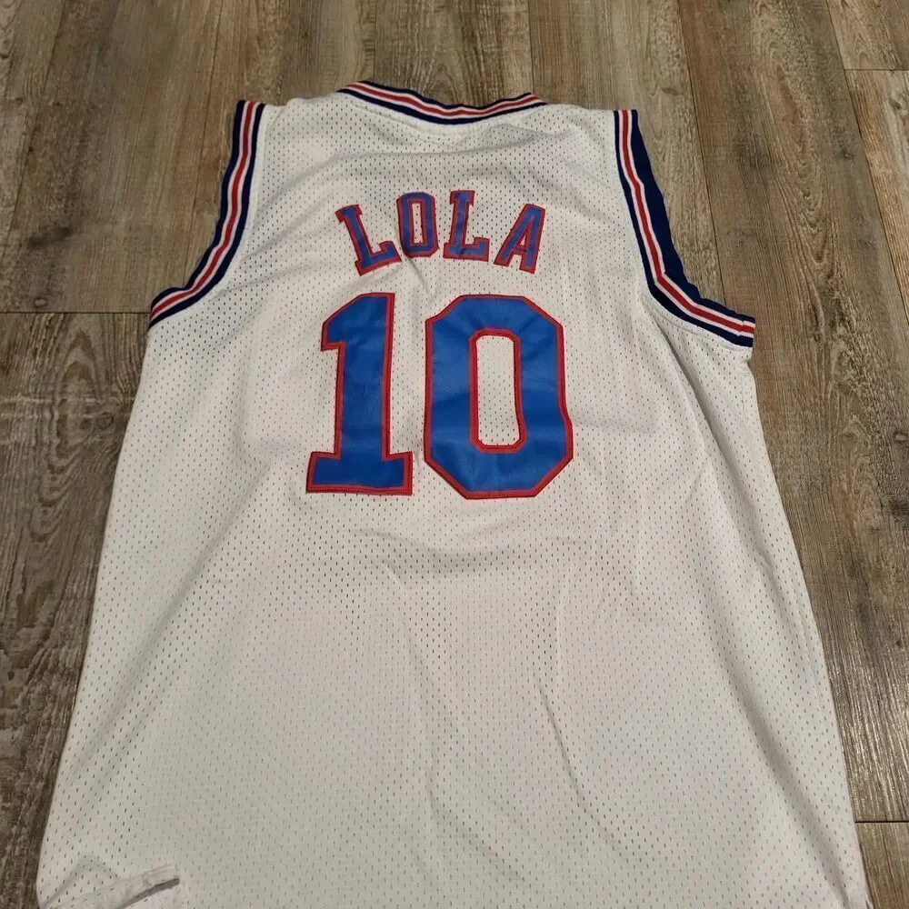 Space Jam Tune Squad Lola Bunny #10 Home Jersey Men's Size Small - Picture 2 of 8